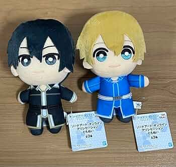 もちもちマスコット　キリト　ソード アート オンライン 2個セット もちもちマスコット キリト ソード アート オンライン 2個セット